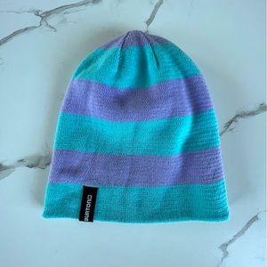 Burton Blue Purple Green Reversible Hat